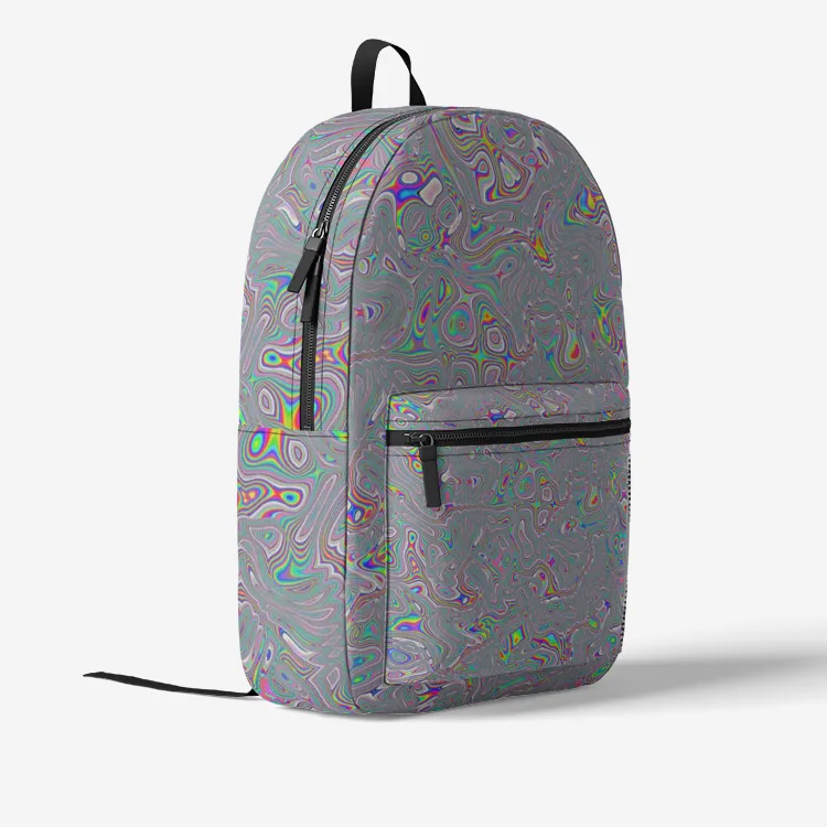 ACID Retro Colorful Print Trendy Backpack | HUBERT S