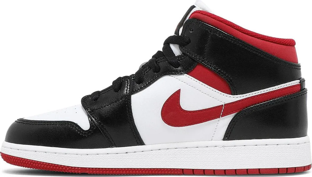 Air Jordan 1 Mid 'Black Gym Red' (GS)