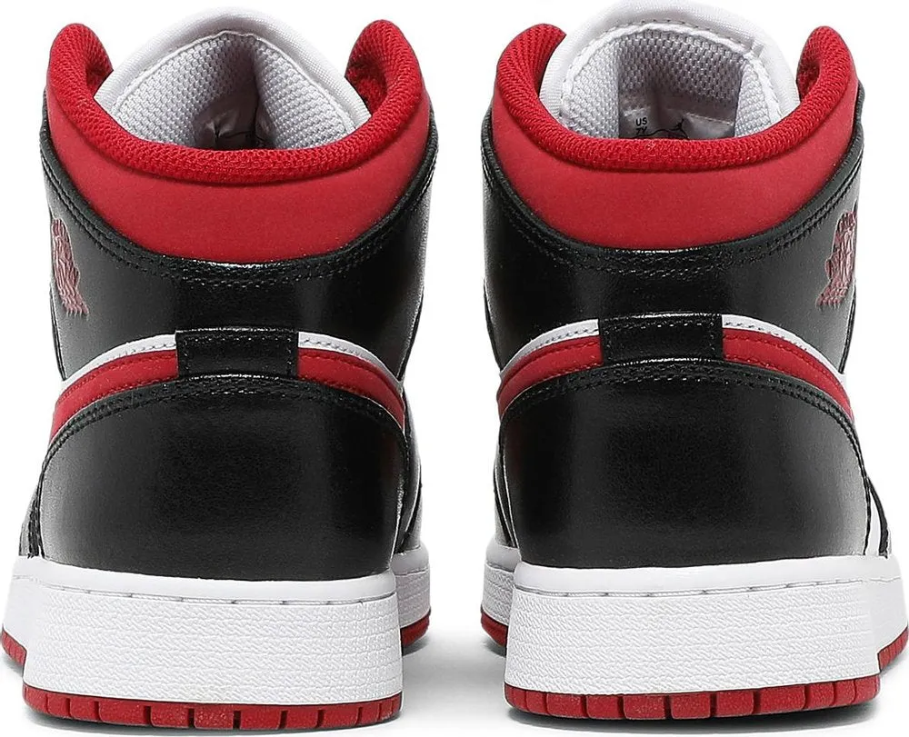 Air Jordan 1 Mid 'Black Gym Red' (GS)