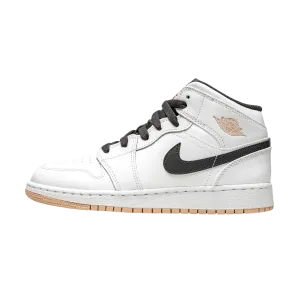 Air Jordan 1 Mid GS 'White Arctic Orange'