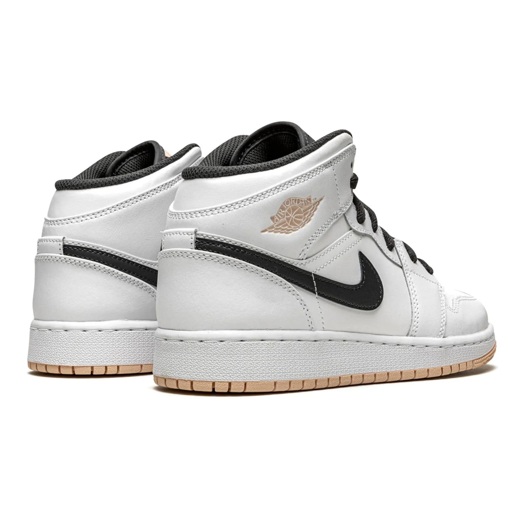 Air Jordan 1 Mid GS 'White Arctic Orange'