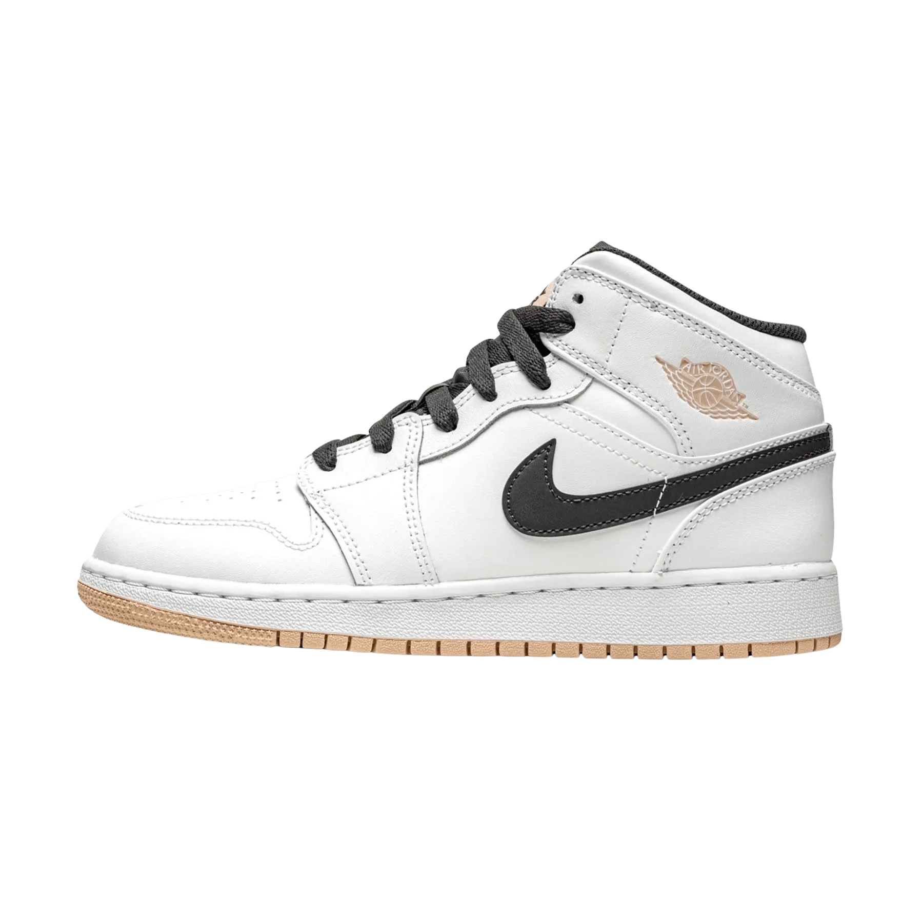 Air Jordan 1 Mid GS 'White Arctic Orange'