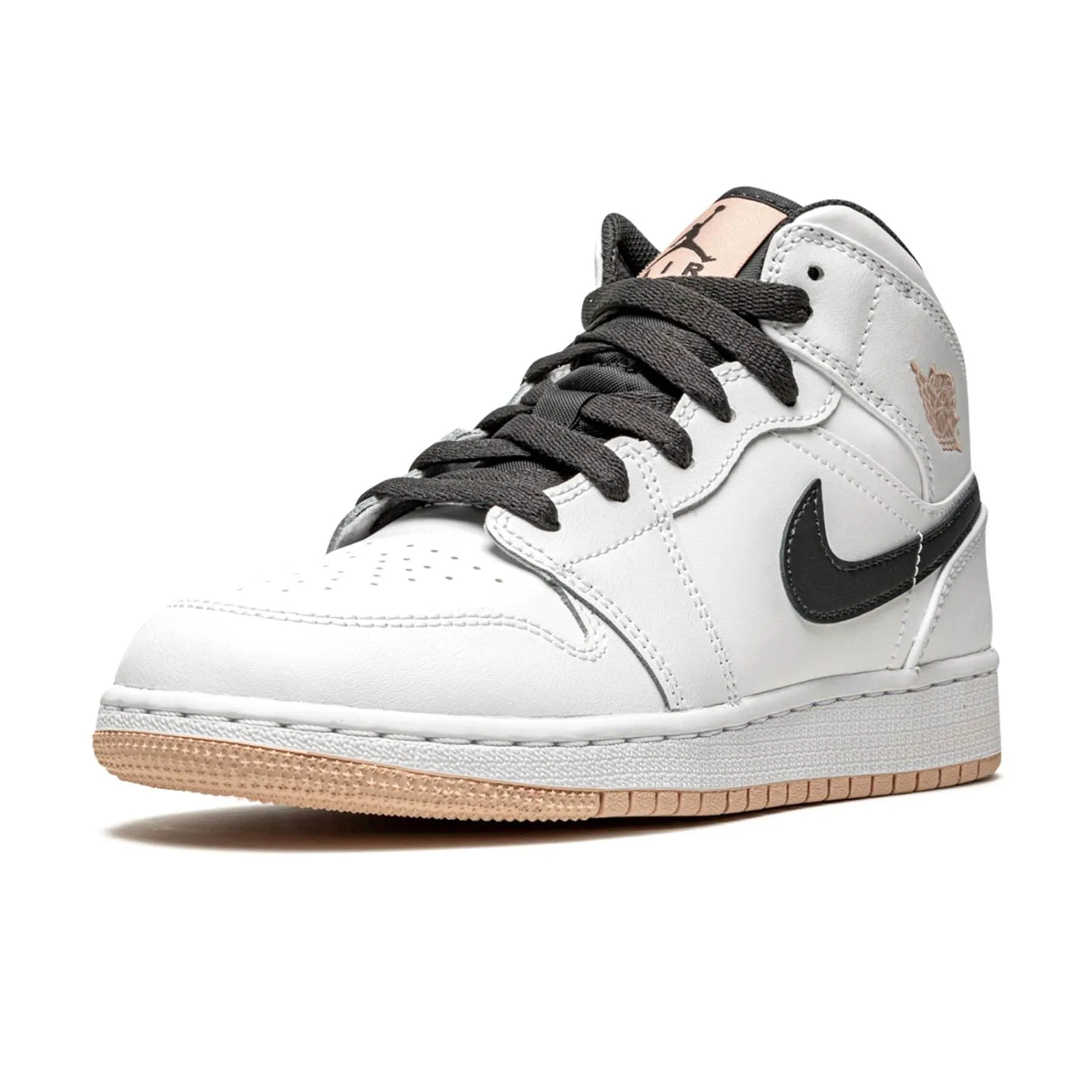 Air Jordan 1 Mid GS 'White Arctic Orange'