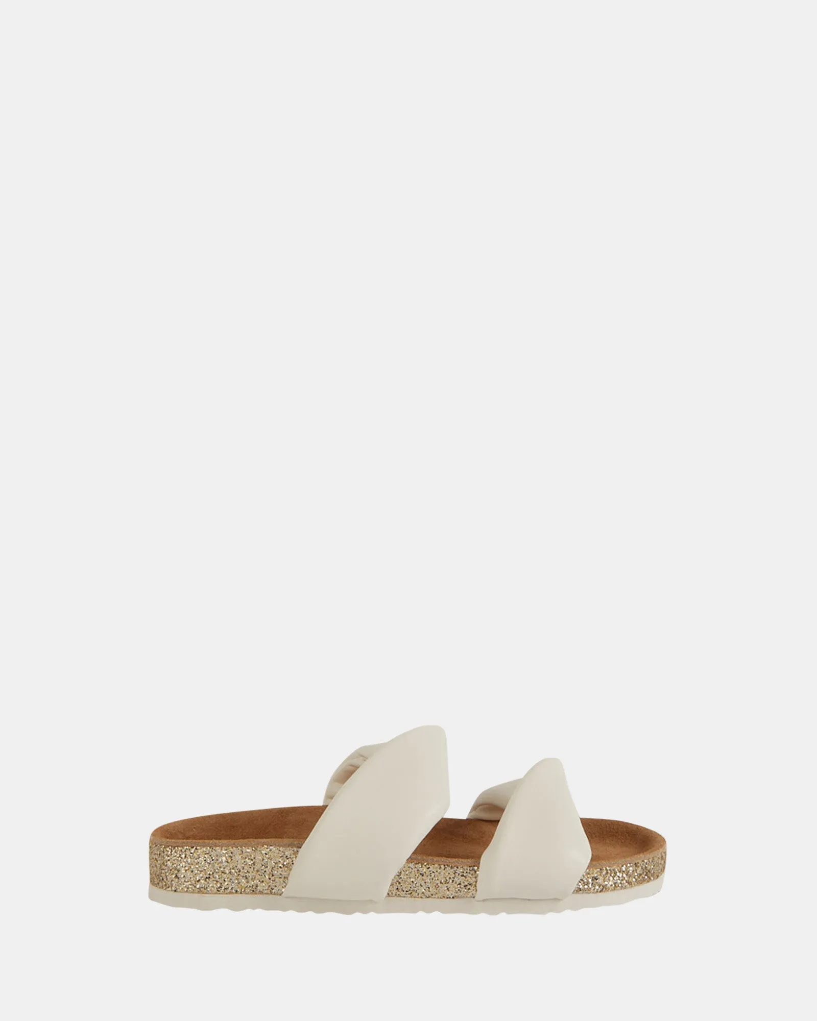 Ava Twist Slide - White