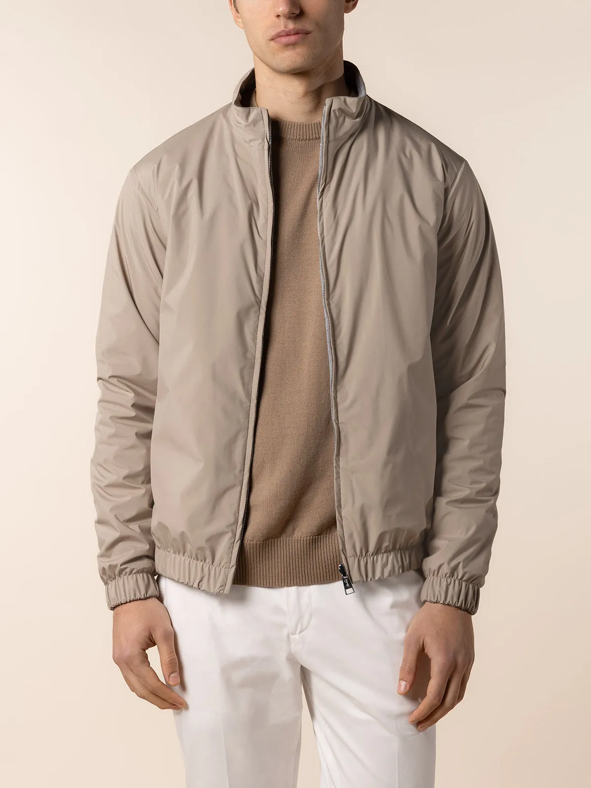 Beige Reversible Resort Jacket