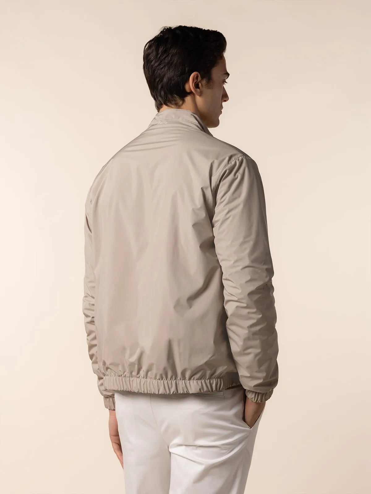 Beige Reversible Resort Jacket