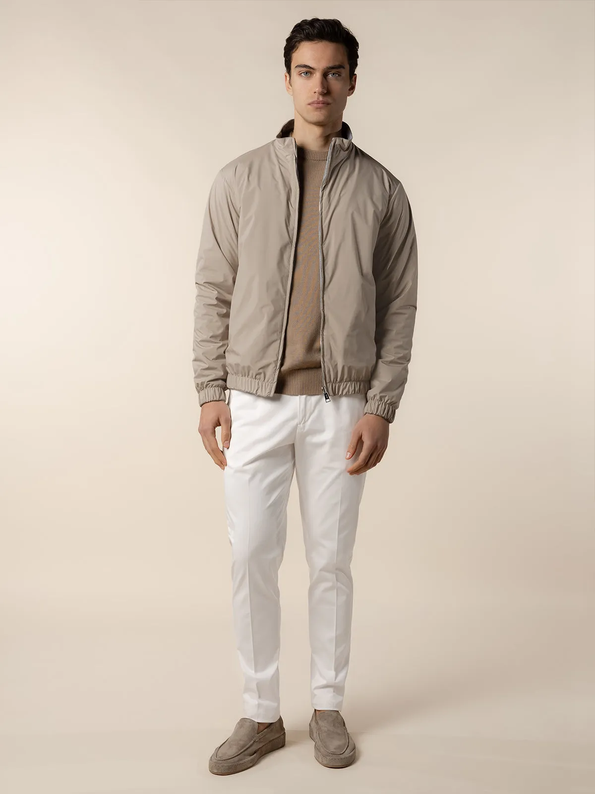 Beige Reversible Resort Jacket