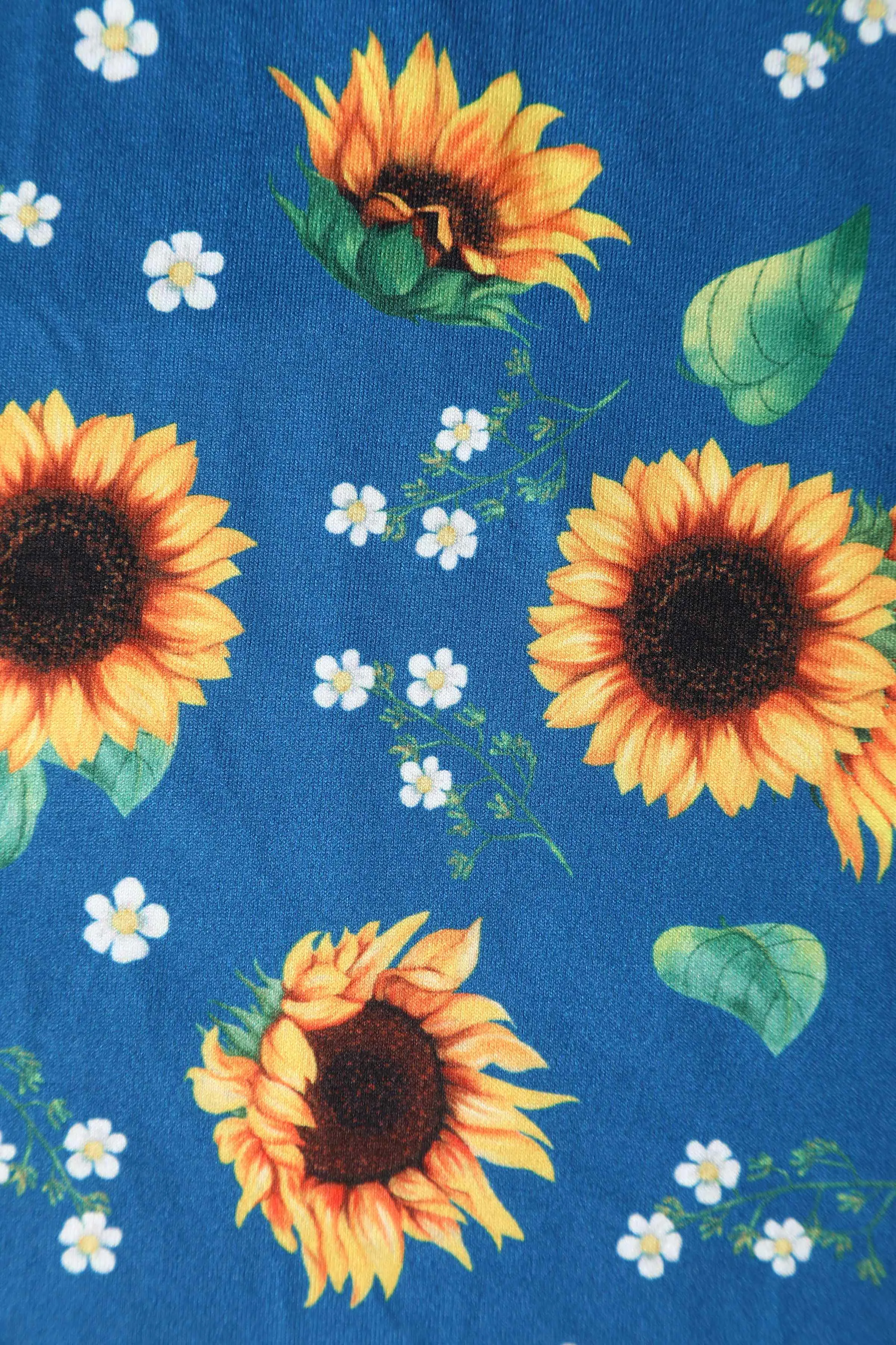 Billie Blue Sunflower Flared Dress