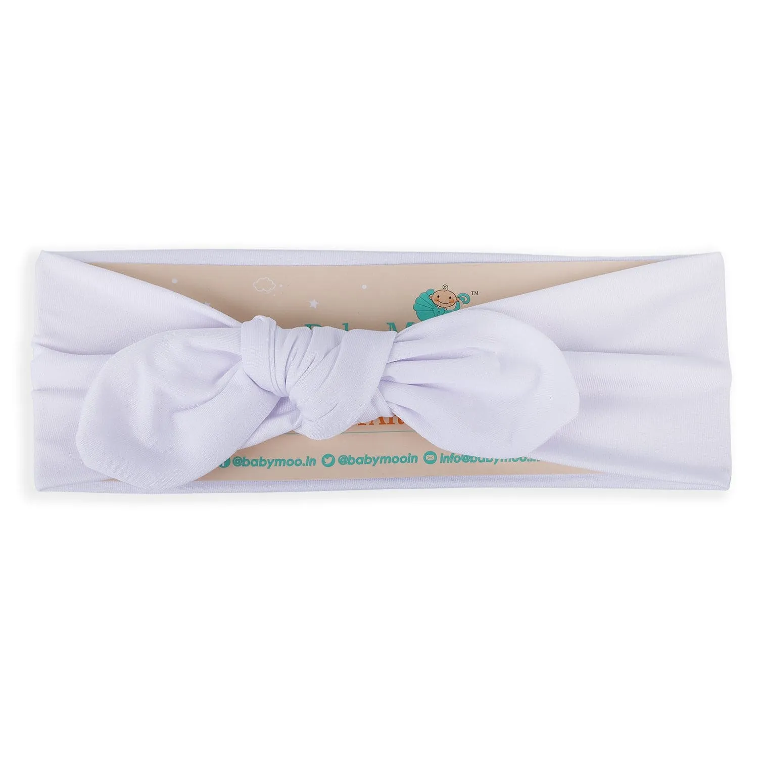 Bow Knot Headband - White