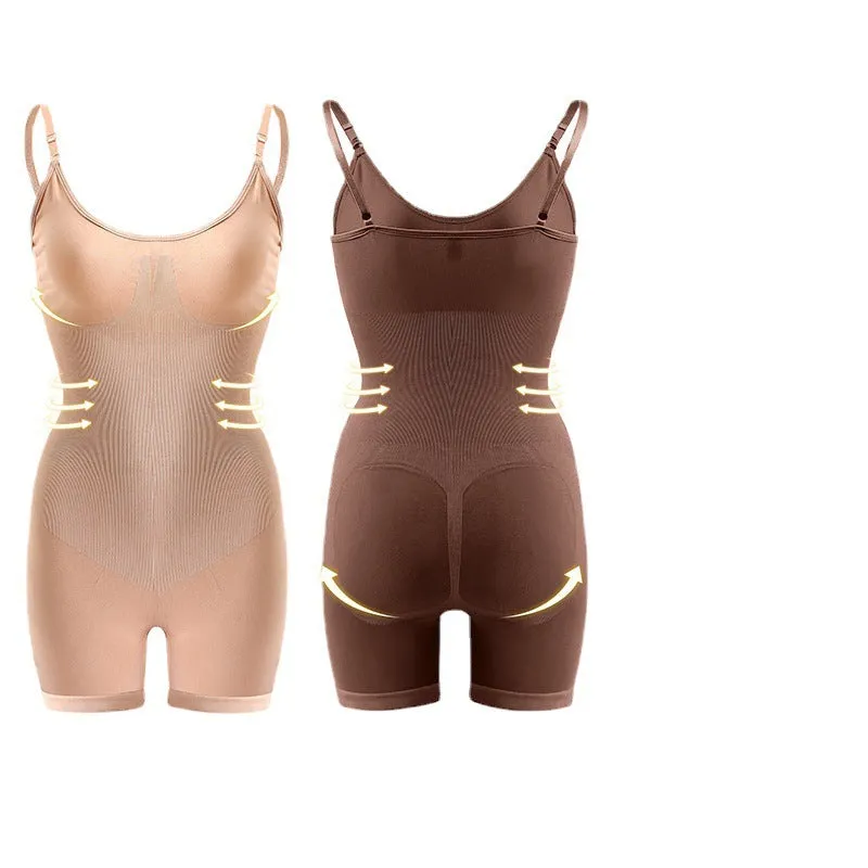 Chest Holding And Gathering, Postpartum Corset And Hip Lifting One-piece Dress, Female