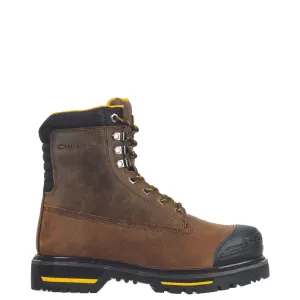 Chinook Footwear Men's Tarantula 8" Steel Toe Work Boot_Brown