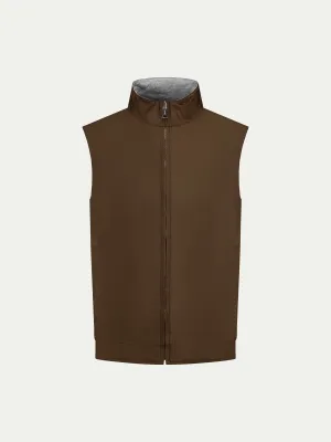 Chocolate Reversible Resort Body Warmer