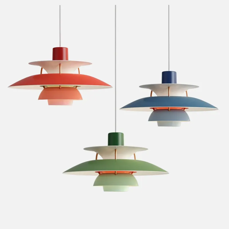 Colored Layered Pendant light