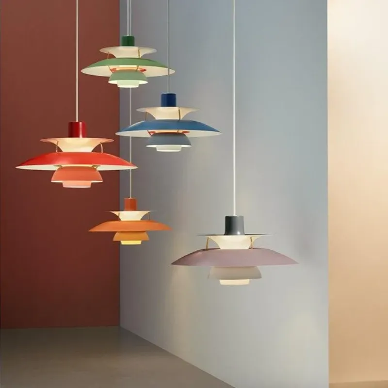 Colored Layered Pendant light