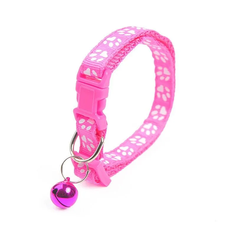 Colorful Adjustable Bell Collar