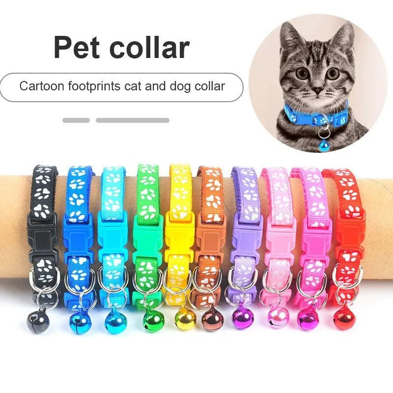 Colorful Adjustable Bell Collar