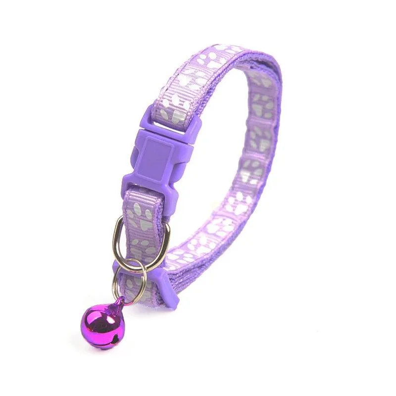 Colorful Adjustable Bell Collar