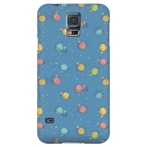 Colorful Bookish Pattern Phone Case blue