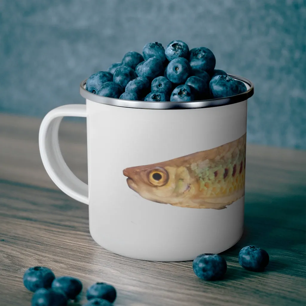 Colorful Fish Enamel Camping Mug