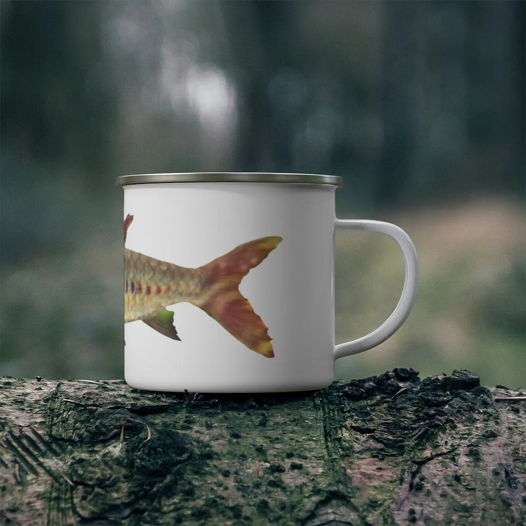 Colorful Fish Enamel Camping Mug