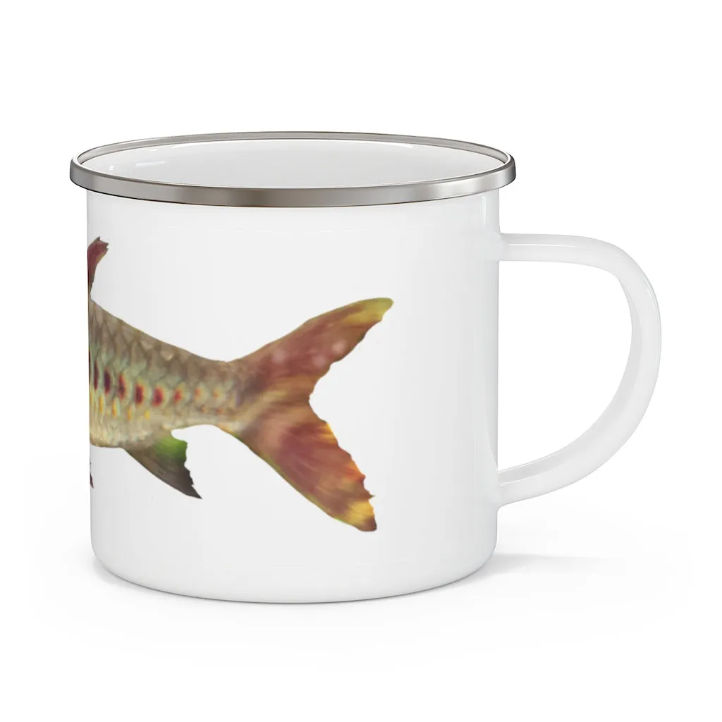 Colorful Fish Enamel Camping Mug