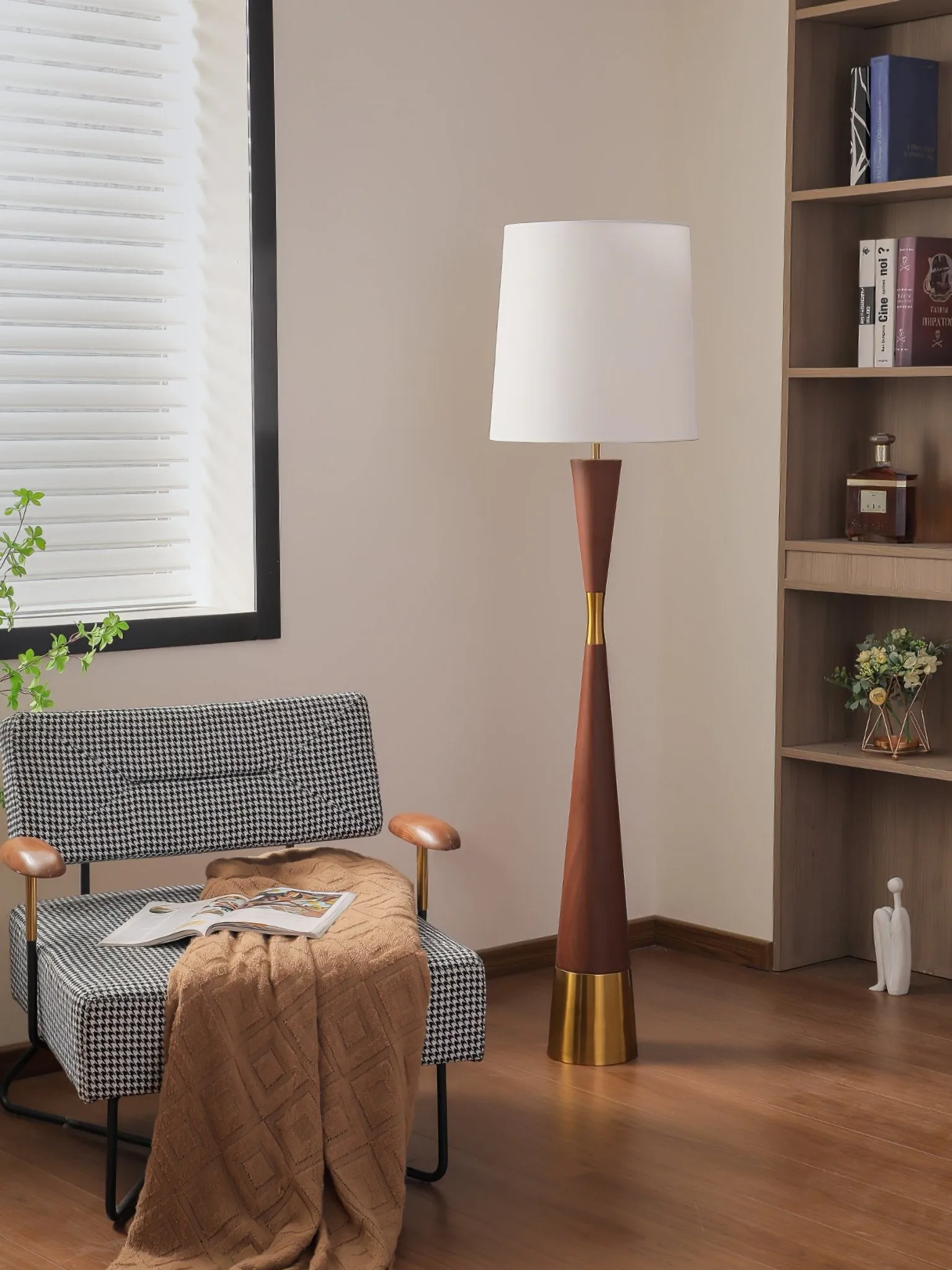 Cone Waist Floor Lamp