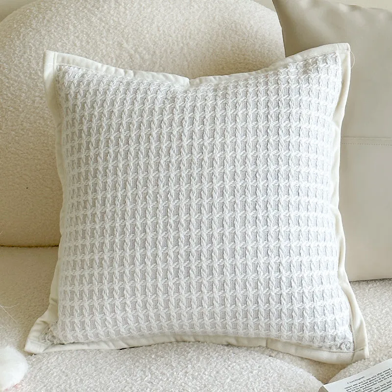 Cream-Colored Throw Pillow