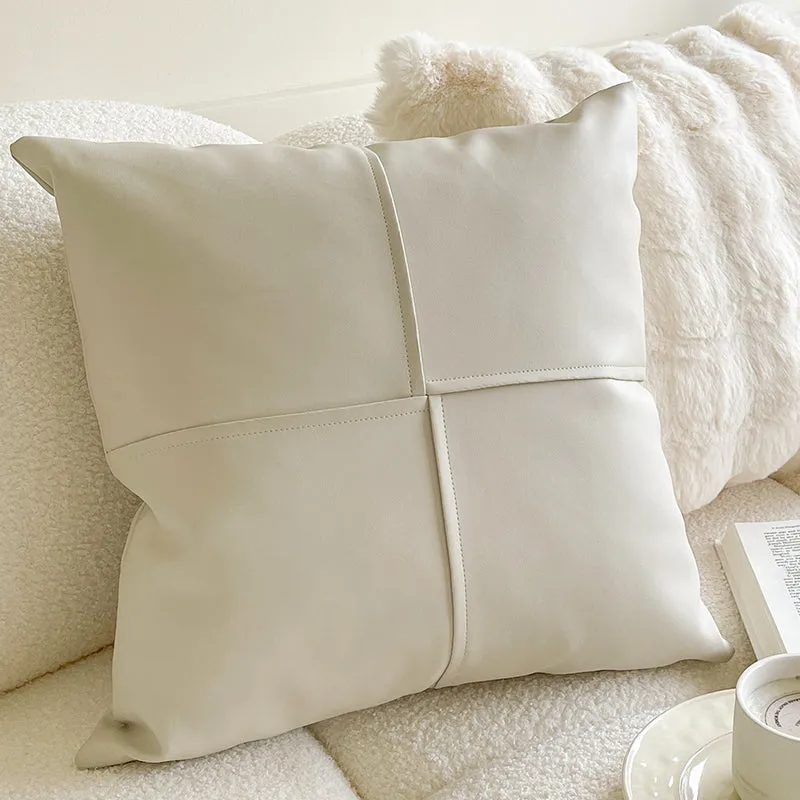 Cream-Colored Throw Pillow