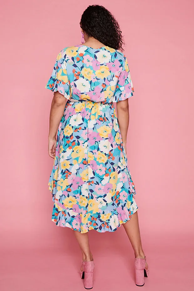 Dionne Chalky Floral Dress