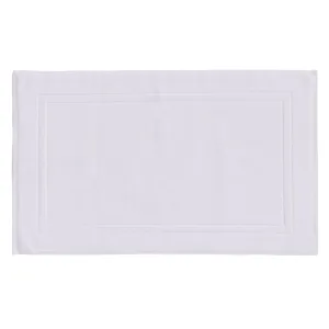 Faia Cotton Bath Mat [White]