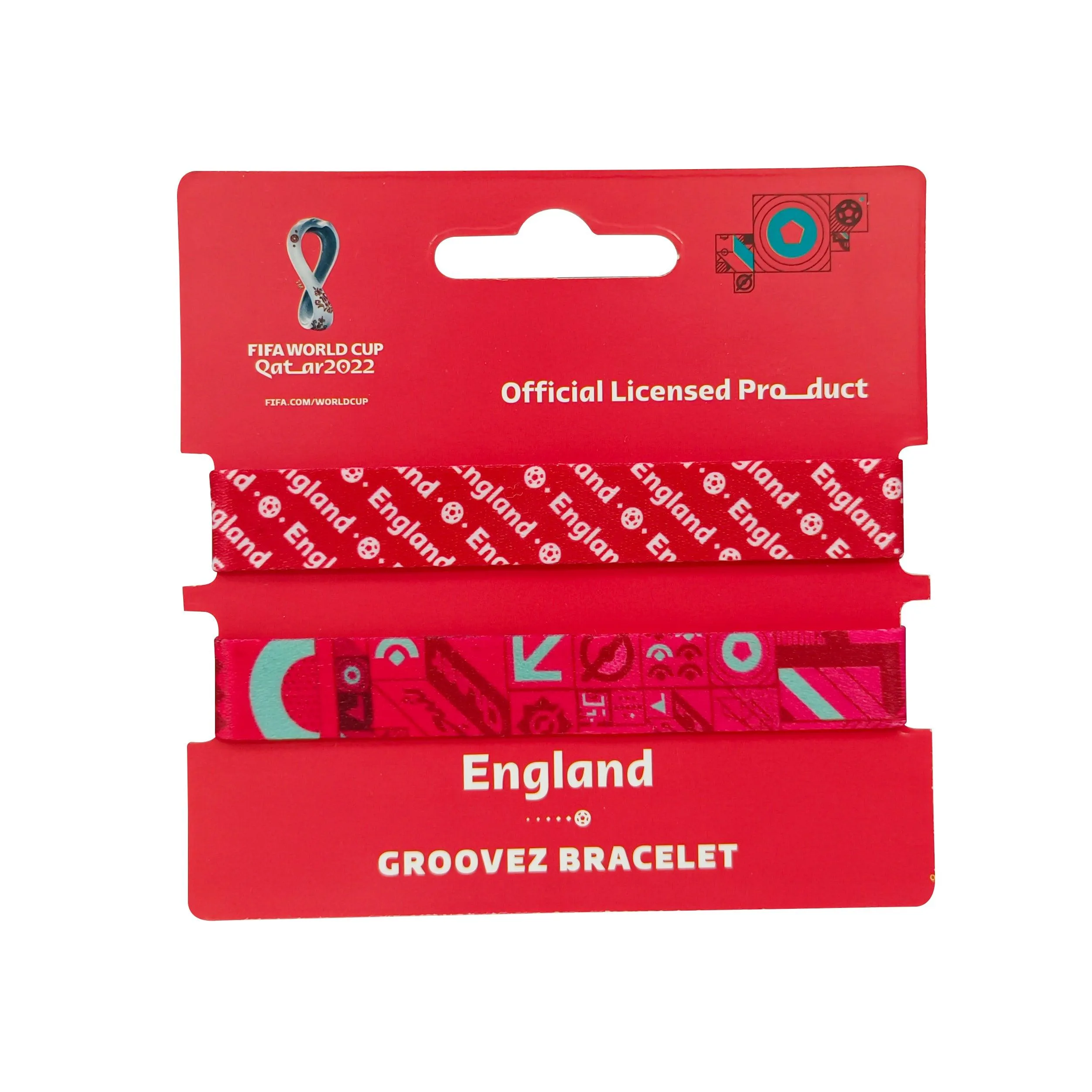 FIFA Fabric Fashionable Qatar 2022 World Cup Country Nylon bracelet - ENGLAND