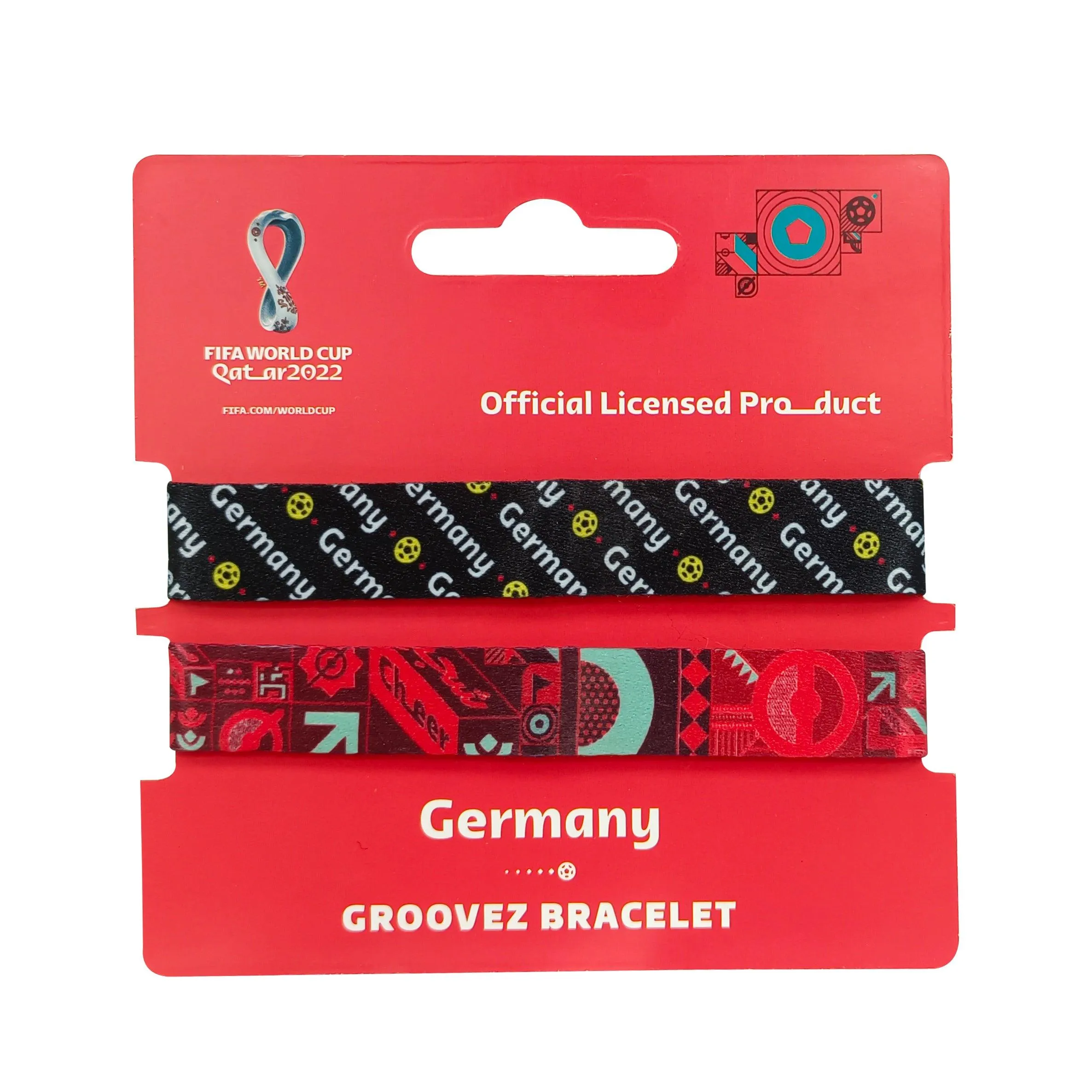 FIFA Fabric Fashionable Qatar 2022 World Cup Country Nylon bracelet - GERMANY