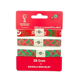 FIFA Fabric Fashionable Qatar 2022 World Cup Country Team Nylon bracelet- IRAN