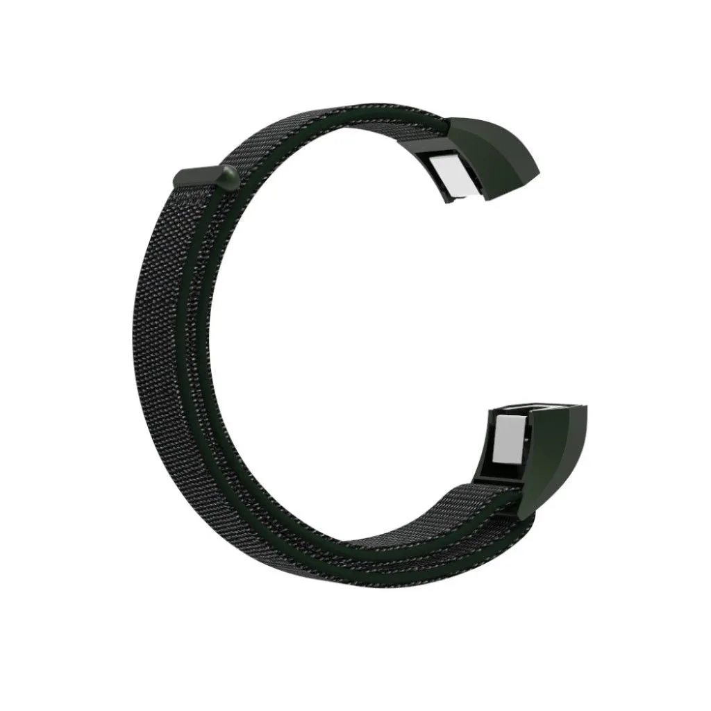 Fitbit Ace velcro closure flexible watch strap - Army Green