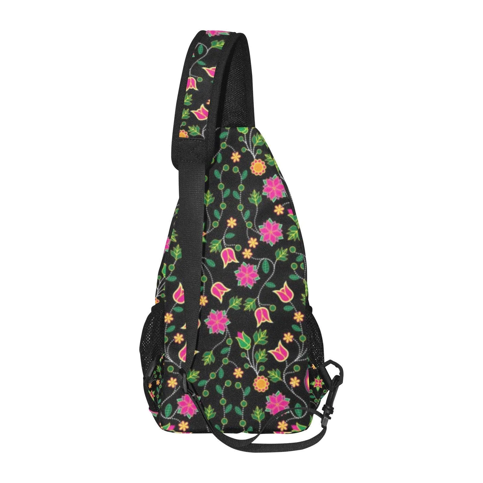 Floral Bearpaw Pink and Yellow Chest Bag