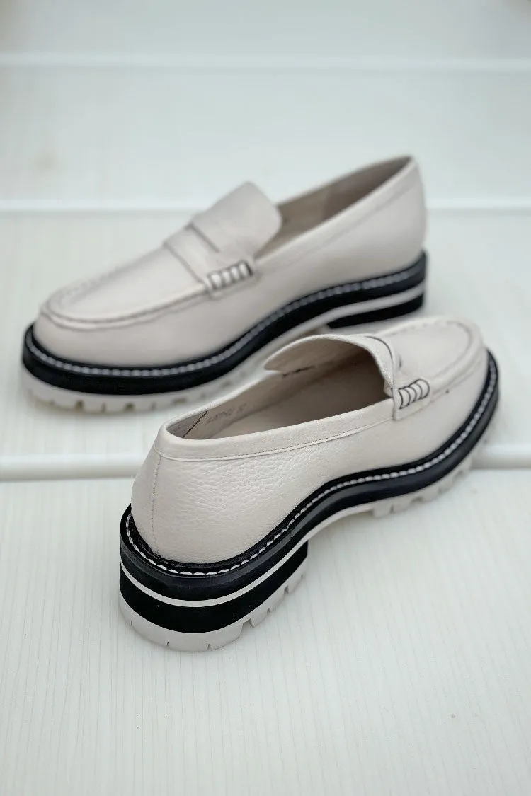 Flout Tumble Leather Loafer