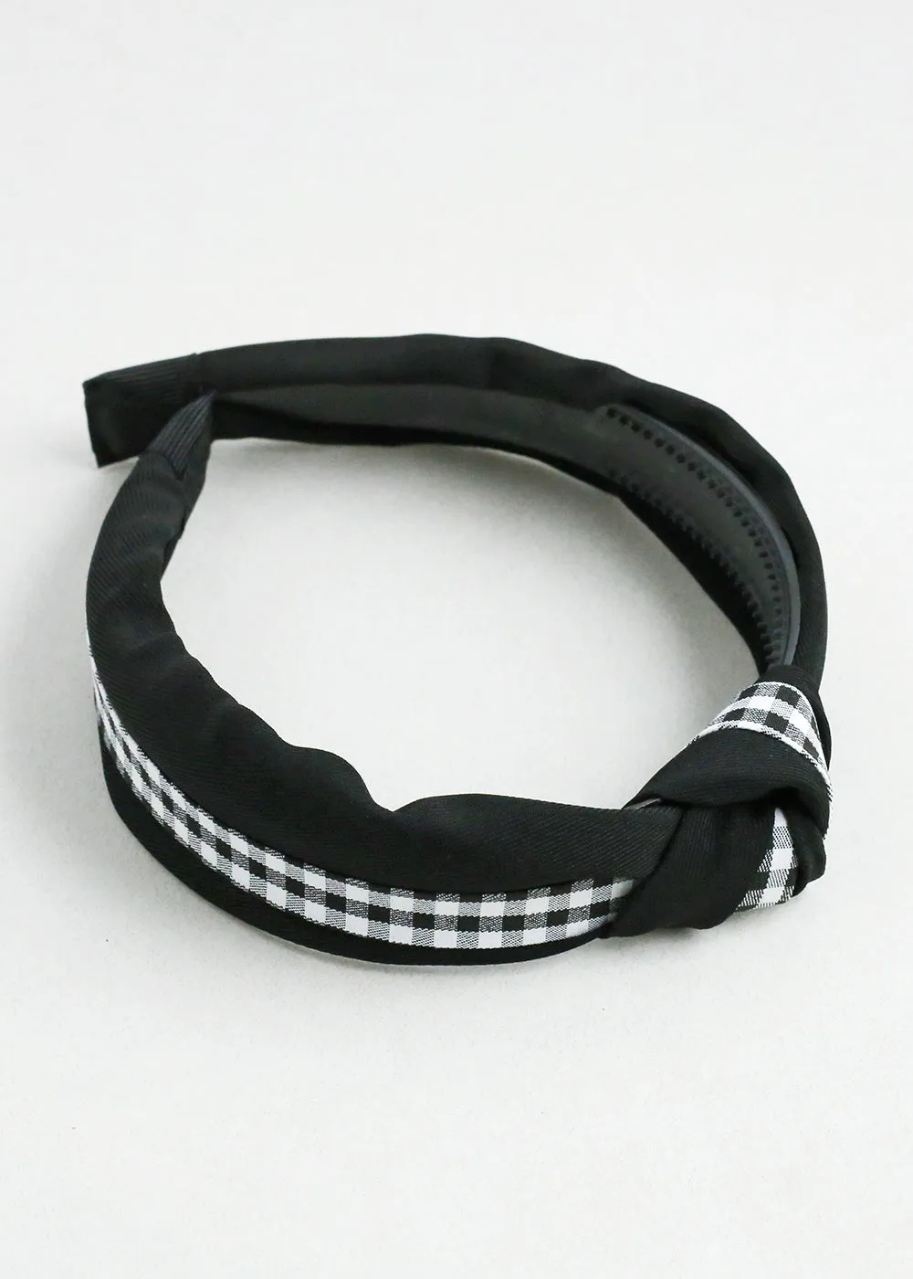 Gingham Knotted Headband