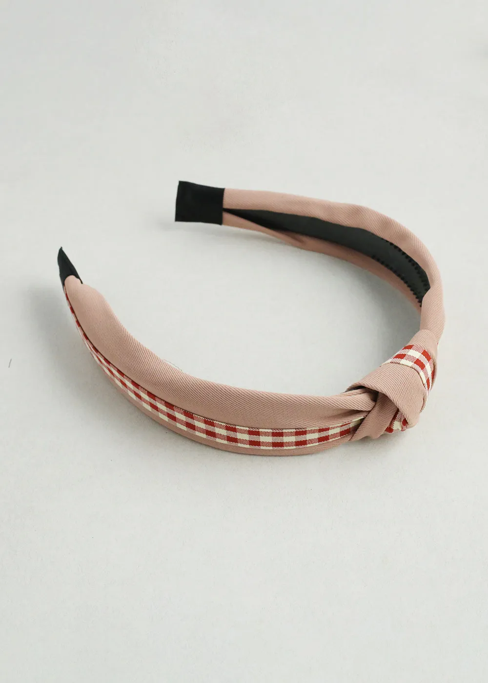 Gingham Knotted Headband