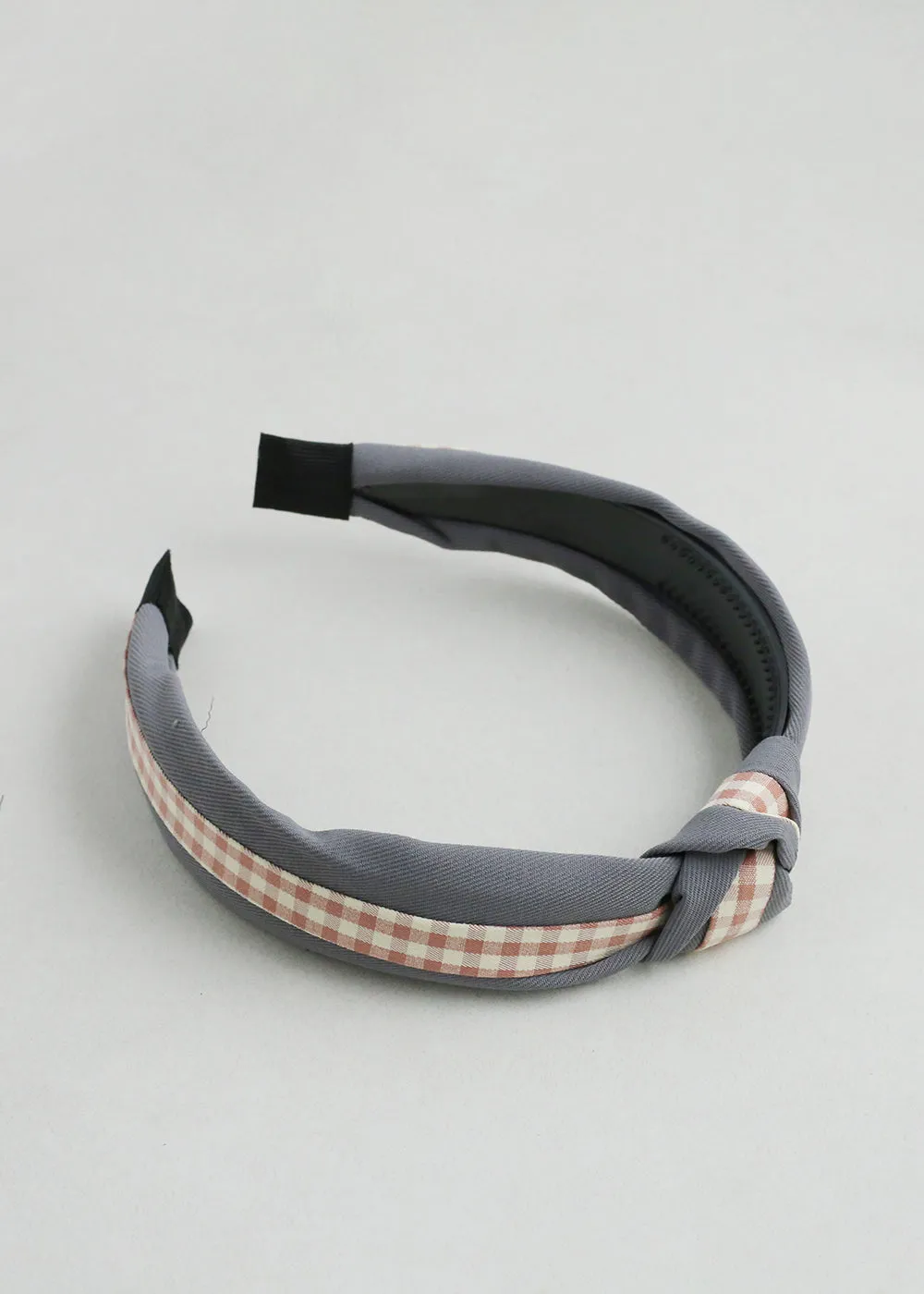 Gingham Knotted Headband