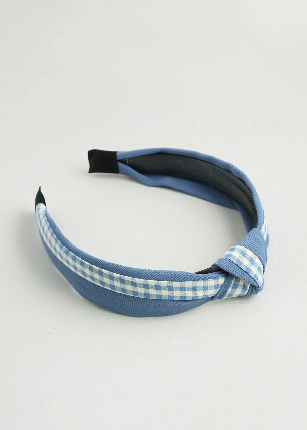 Gingham Knotted Headband