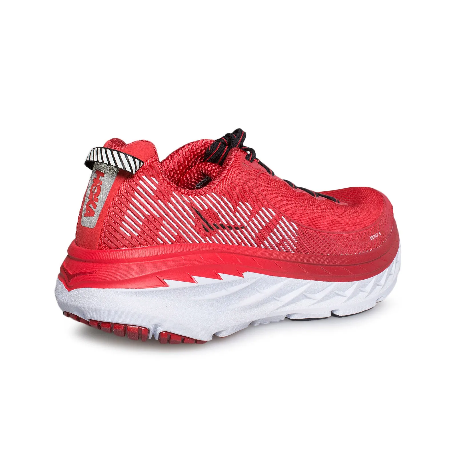 HOKA Bondi 5 Risk Red / Haute Red Running Shoes - Men's