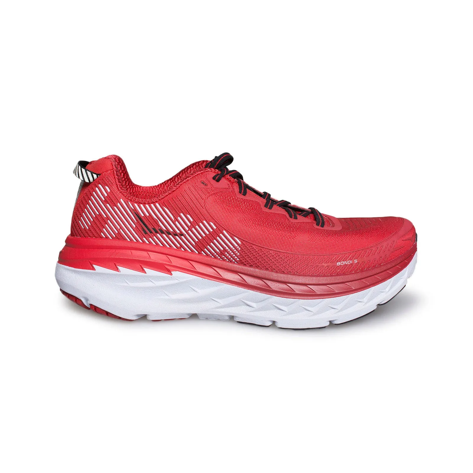 HOKA Bondi 5 Risk Red / Haute Red Running Shoes - Men's