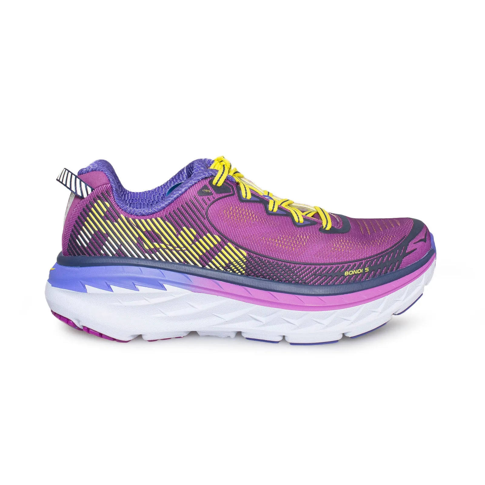 Hoka One One Bondi 5 Purple Cactus / Citrus Running Shoes - Women's