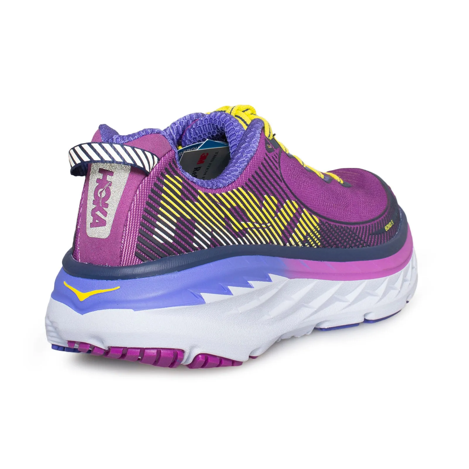 Hoka One One Bondi 5 Purple Cactus / Citrus Running Shoes - Women's