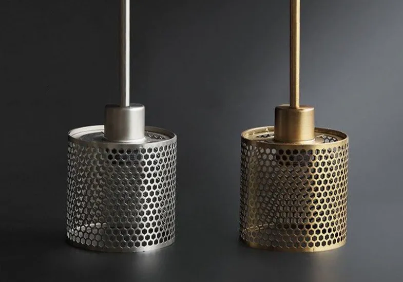 Honeycomb Glass & Metal Sconce Light - Final Sale