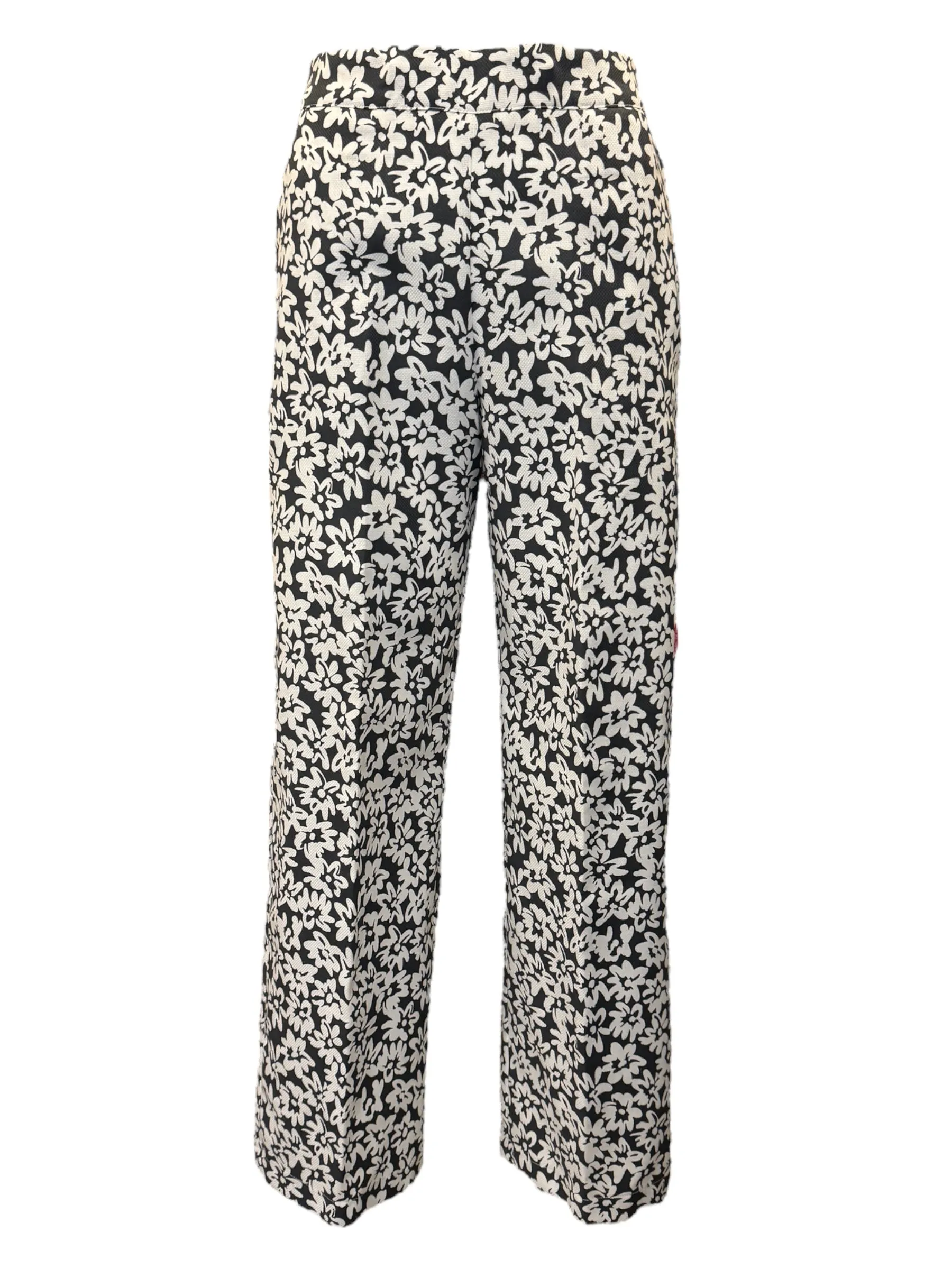 Hubert Gasser Women's Wide Leg Pants - Navy Floral