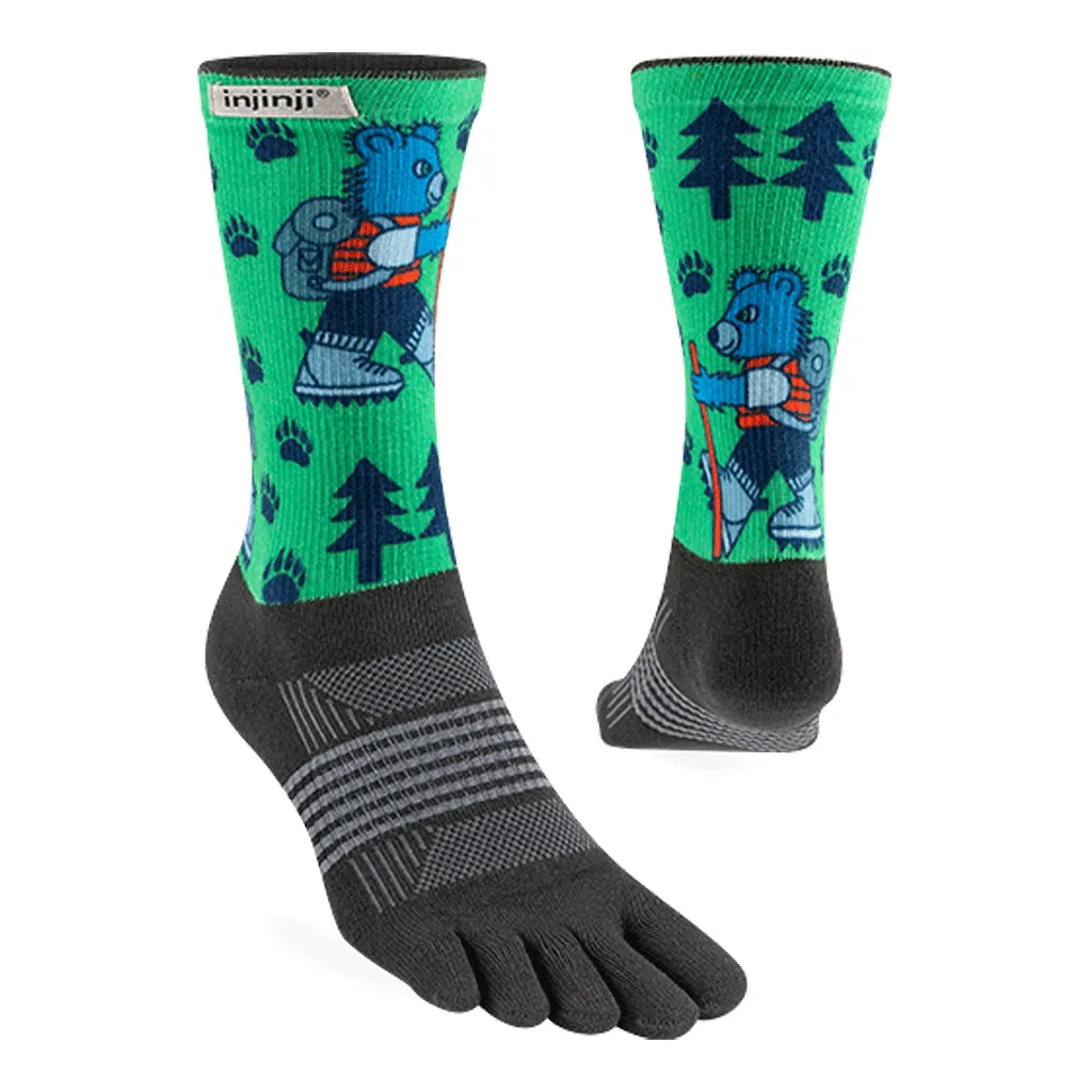 Injinji Artist Designed Women's Crew Toesocks