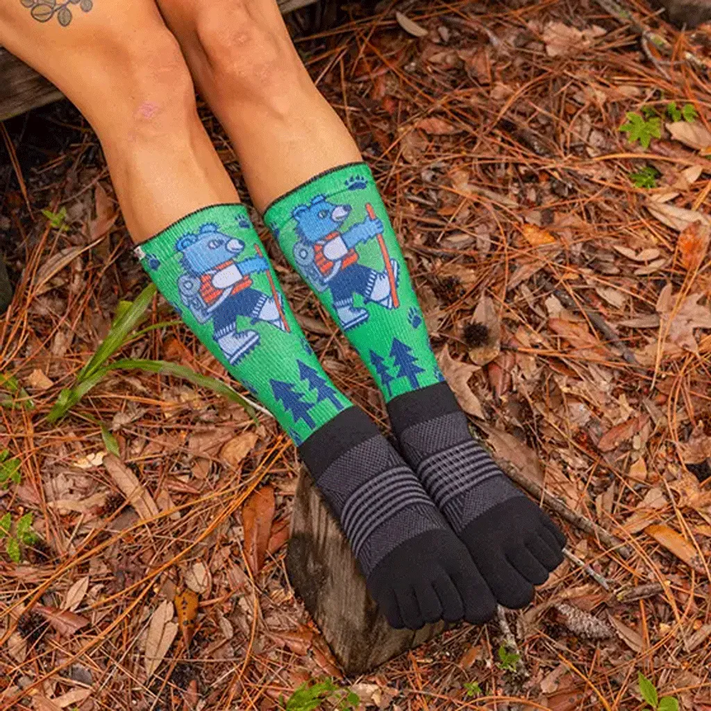 Injinji Artist Designed Women's Crew Toesocks