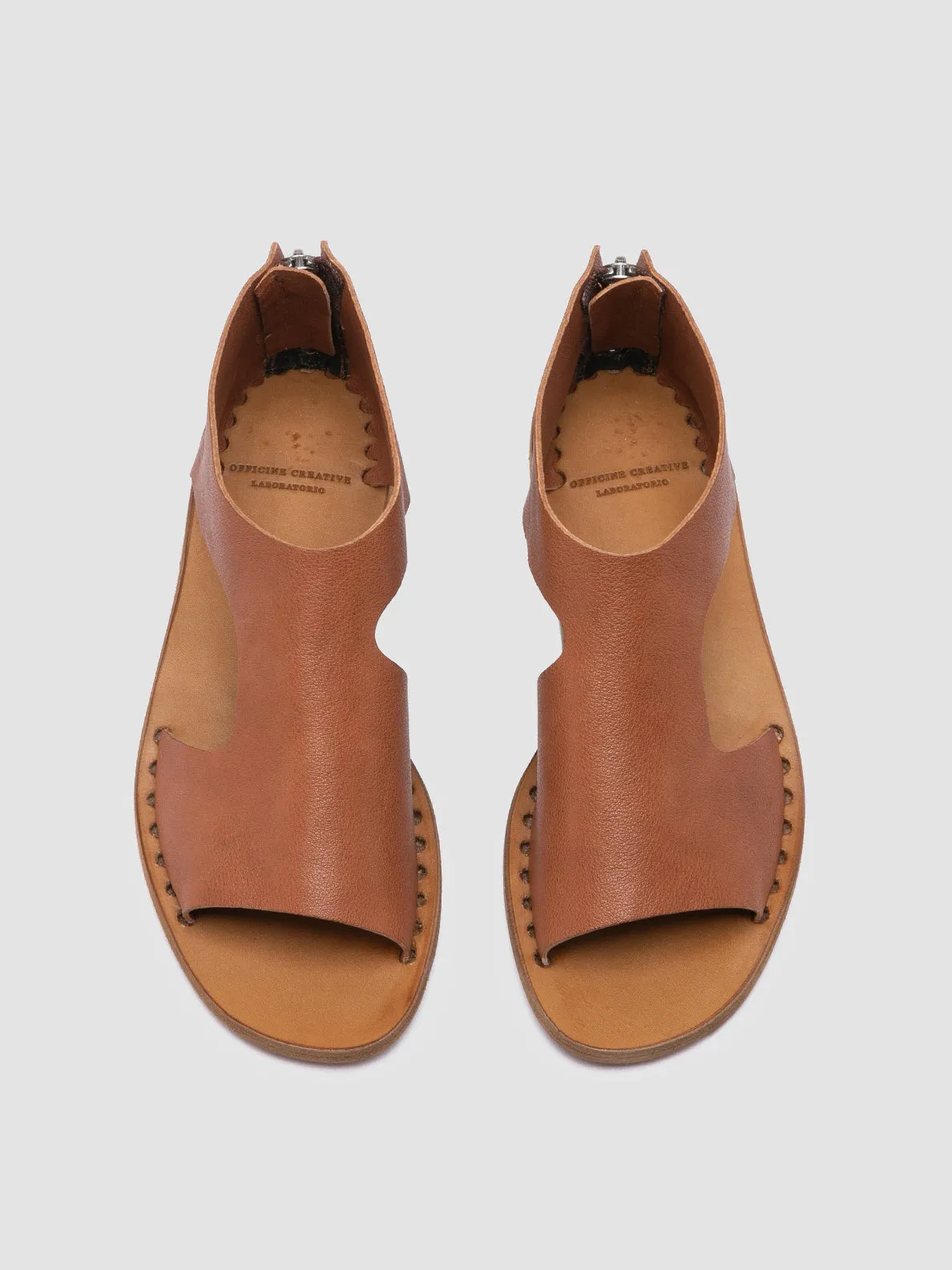 ITACA 047 - Brown Leather Sandals