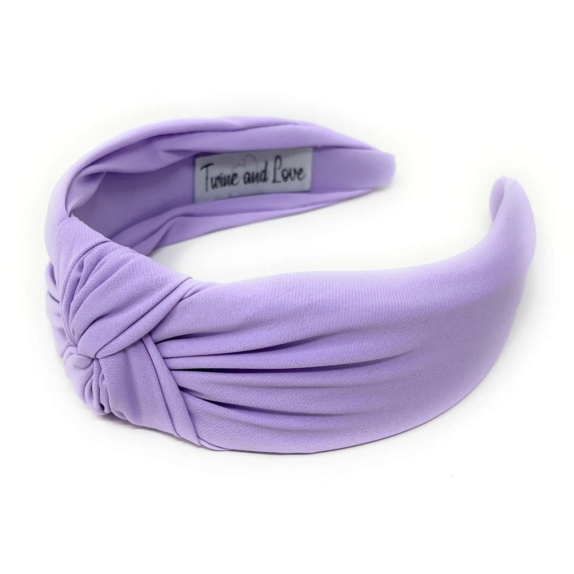 Lavender Wide Knotted Headband